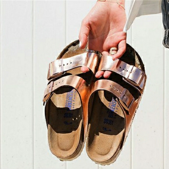 Birkenstock Shoes - Birkenstock Arizona Soft Footbed

Leather Sandal
